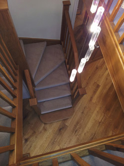 Carpeted Staircase